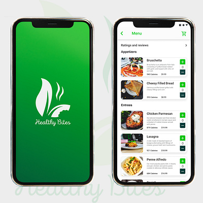 Food ordering Mobile App phone mockup branding graphic design logo mockup product design ui uiux ux