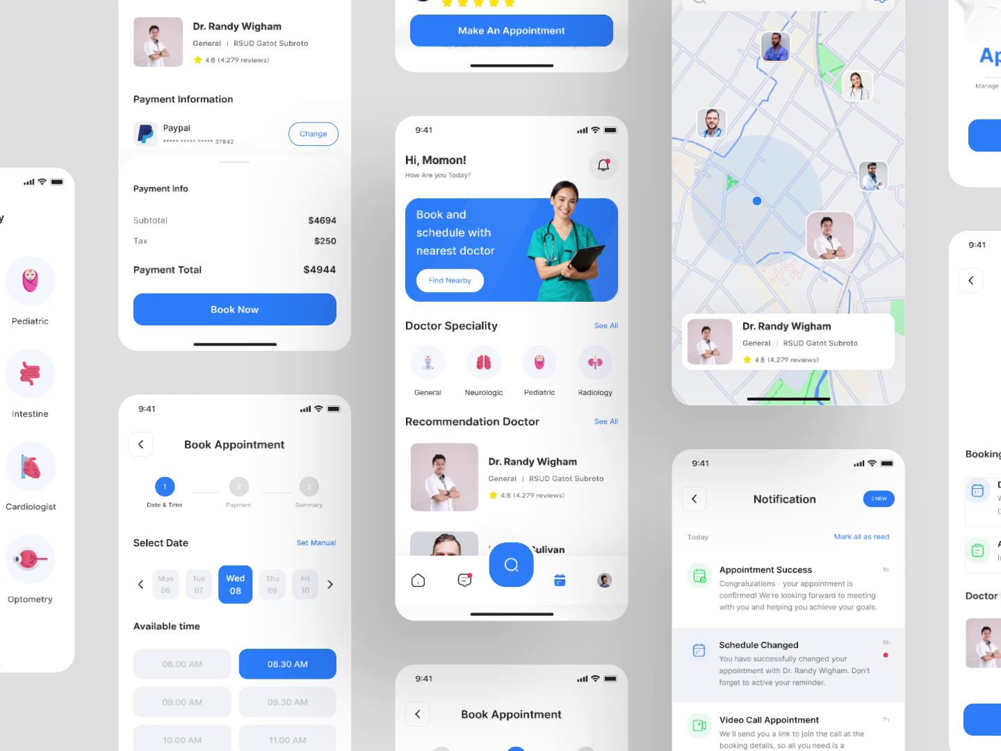 Docdoc - Health Care Mobile App by Hatypo Studio on Dribbble