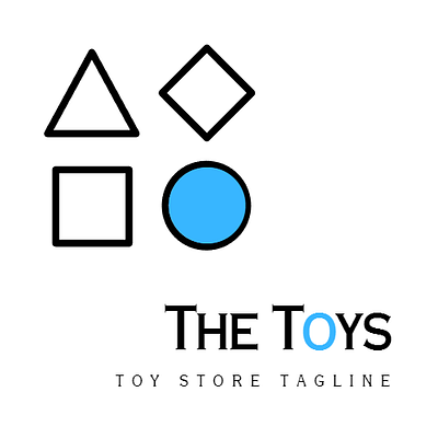 Toy Store Logo 3d animation branding graphic design logo motion graphics ui