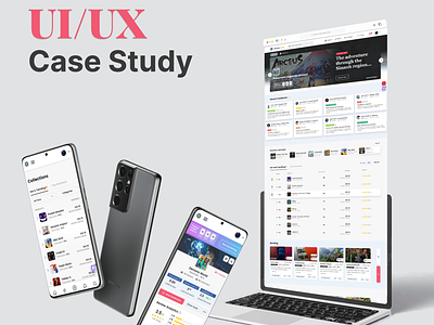 UI/UX study for a review platform branding cards case study create product design system graphic design landing page motion graphics ratings review review platform review website ui uiux case study