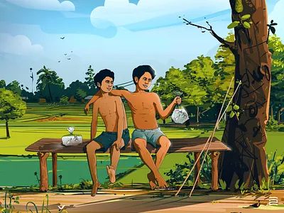 Childhood Memories character design concept art concept illustration digital illustration illustraion illustration illustration art illustrations illustrator vector illustration