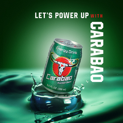 Carabao advertisement design carabao graphic design