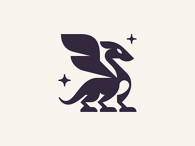 Dragon branding dragon fable fairy tale fantasy graphic design logo myth vector