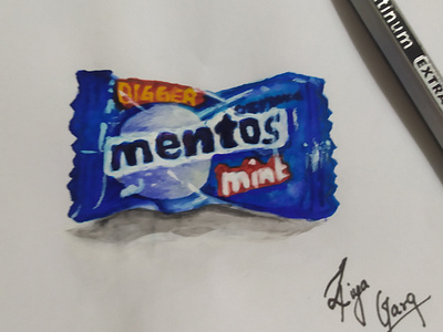 3D REALISTIC MENTOS DRAWING ! ✨✨ 3d acrylics art artist artwork branding canvaspaintings colours creative design designers drawing dribbble graphic design handmadepaintings illustration logo paint paintings realisticart