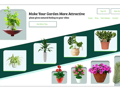 Web-Plant Pot UI animation plantpot ui ux webui