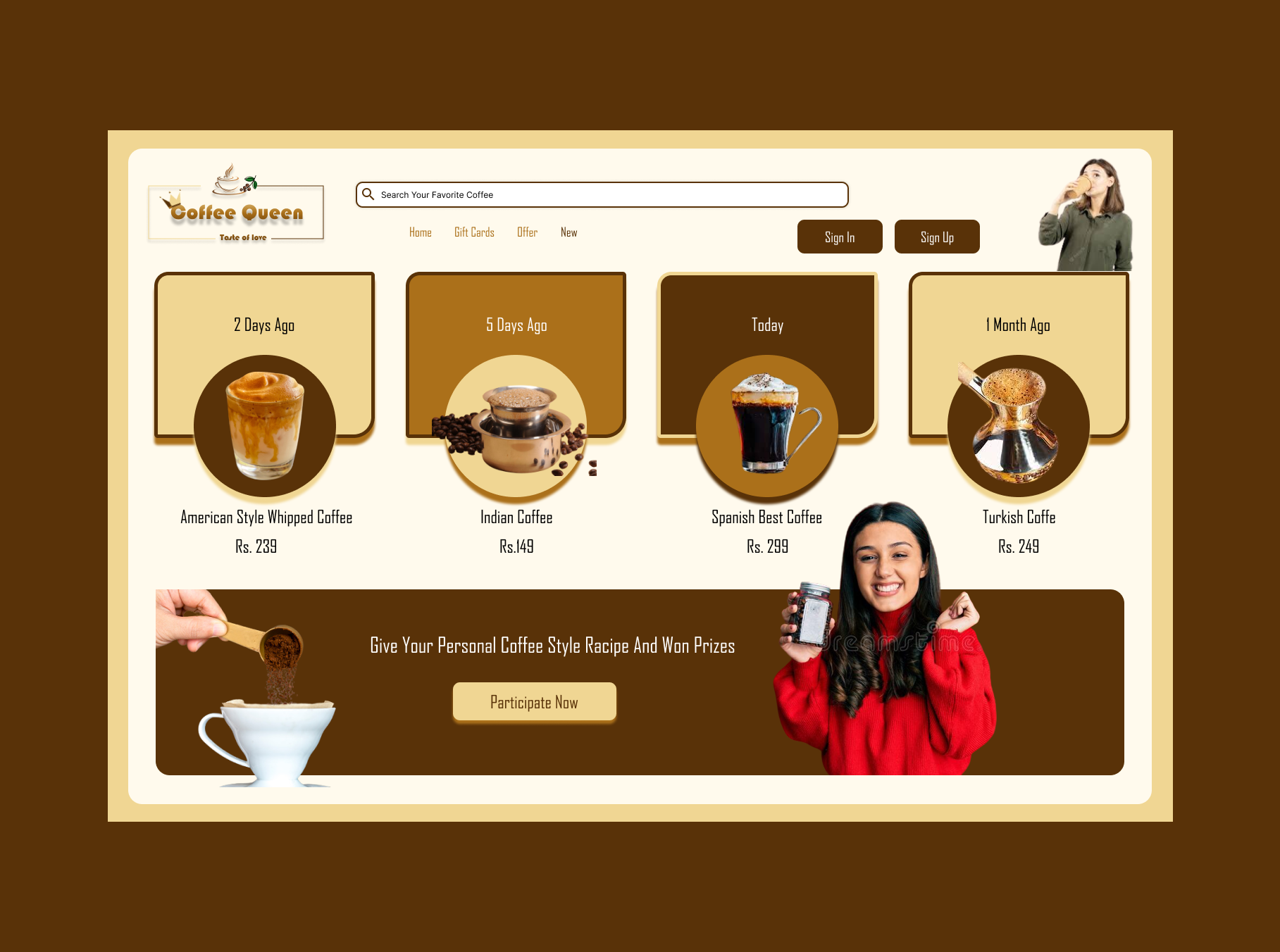 web-coffee-shop-ui-by-kruti-rabadiya-on-dribbble