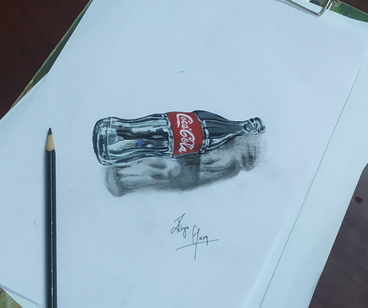 3d Realistic Coca Cola Drawing By Riya Garg On Dribbble