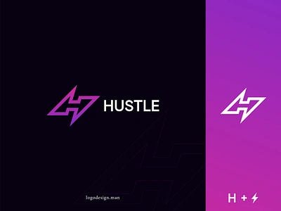 hustle branding identity design logotype