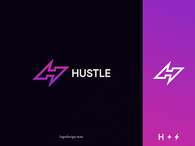 hustle branding identity design logotype