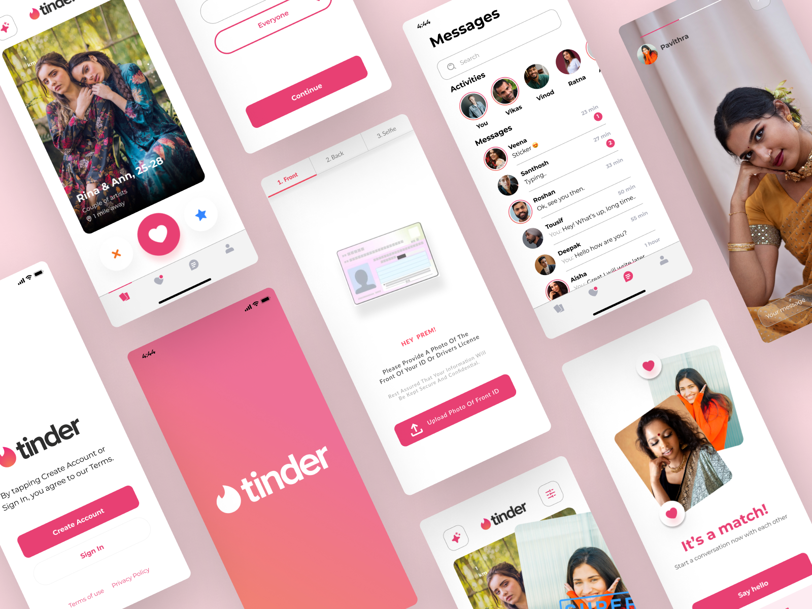 Tinder Redesigned Dating App For Queer And Non Monogamous Users By Athul Anil On Dribbble 6775