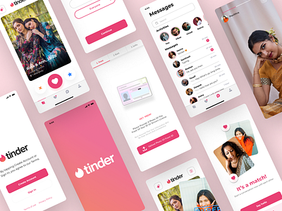 Tinder Redesigned Dating App for Queer and Non-Monogamous Users 3d animation app branding dating design graphic design icon illustration interface logo minimal mobile motion graphics tinder typography ui ux vector website
