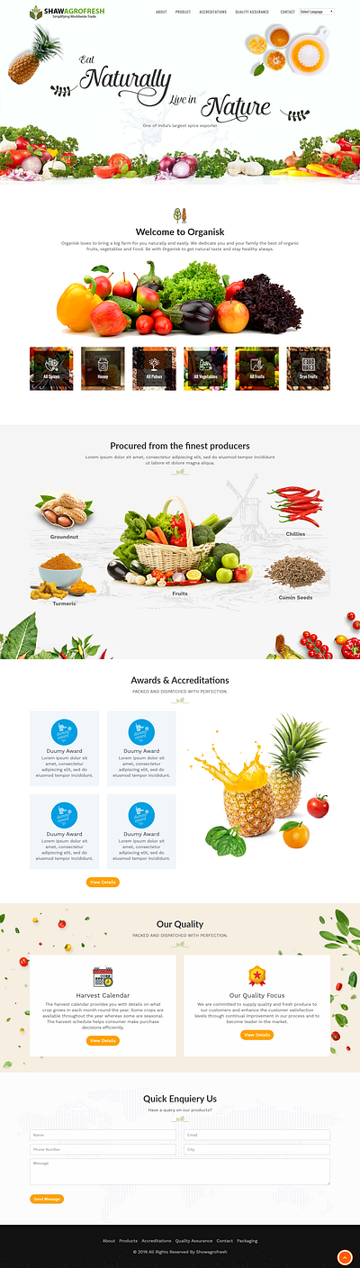 Shaw Agro Fresh design graphic design ui vector