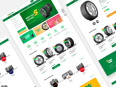 S - Ecommerce Website buying online ecommerce tires tires website ui uiux uiux design web design web layout webdesign website