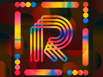 R is for Riso 36daysoftype adobe blending blue gradient illustration illustrator line muti noise photoshop pink printing rainbow red riso type typeillustration vector yellow