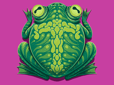T is for Toad 36daysoftype adobe brush colour eyes flatdesign frog green illustration muti pattern photoshop shiny t texture toad typeillustration vector