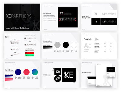 KE Partners app brand identity branding design graphic design logo ui ux web development website design
