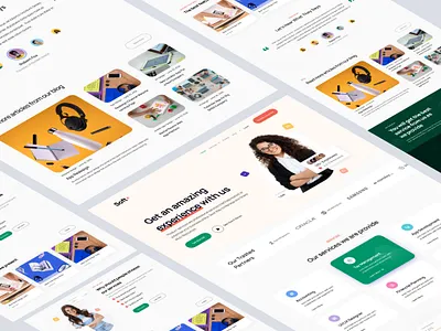 Digital Marketing Agency Landing Page Website digital agency website landing page design marketing website ui web design website website design