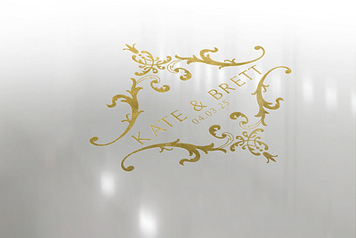 Luxury Wedding Logo bespoke wedding logo custom monogram custom wedding logo design illustration logo luxury logo luxury wedding logo wedding logo wedding monogram