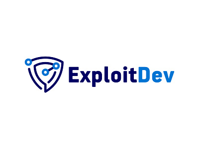 ExploitDev - IT Security logo branding graphic design illustration it logo security