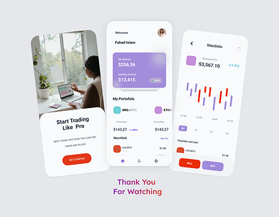 App app appdesign blur button design dollare mobiledesign pay profile purple red trade trend ui uiux ux wallet