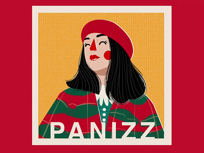 Panizz art character cute digital art digital paint flat girl illustration paint
