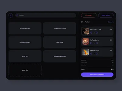 POS | App Design app design point of sale pos ui ux