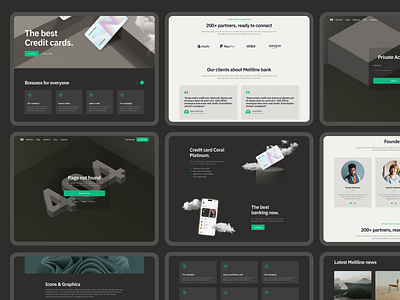 ✦ TheSprkl / Neobank Template Recap branding figma2webflow fintech landing page modern responsive template thesprkl ui webflow website