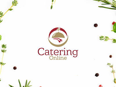 Catering Online app brand designing branding design graphic design logo typography ui ux web design web development website design