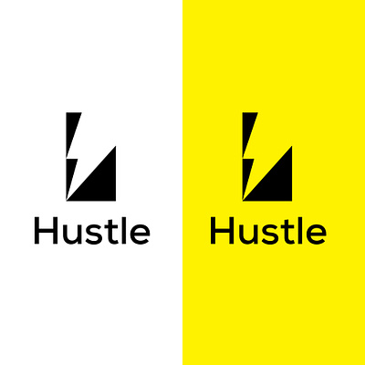Hustle - Logo Design (Unused ) appicon brand identity branding crypto graphic design gridlogo logo logobrand logoconcept logodesinger logoinspire logos media logo professionallogo thirtylogos