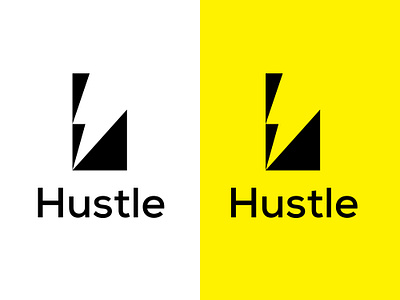 Hustle - Logo Design (Unused ) appicon brand identity branding crypto graphic design gridlogo logo logobrand logoconcept logodesinger logoinspire logos media logo professionallogo thirtylogos