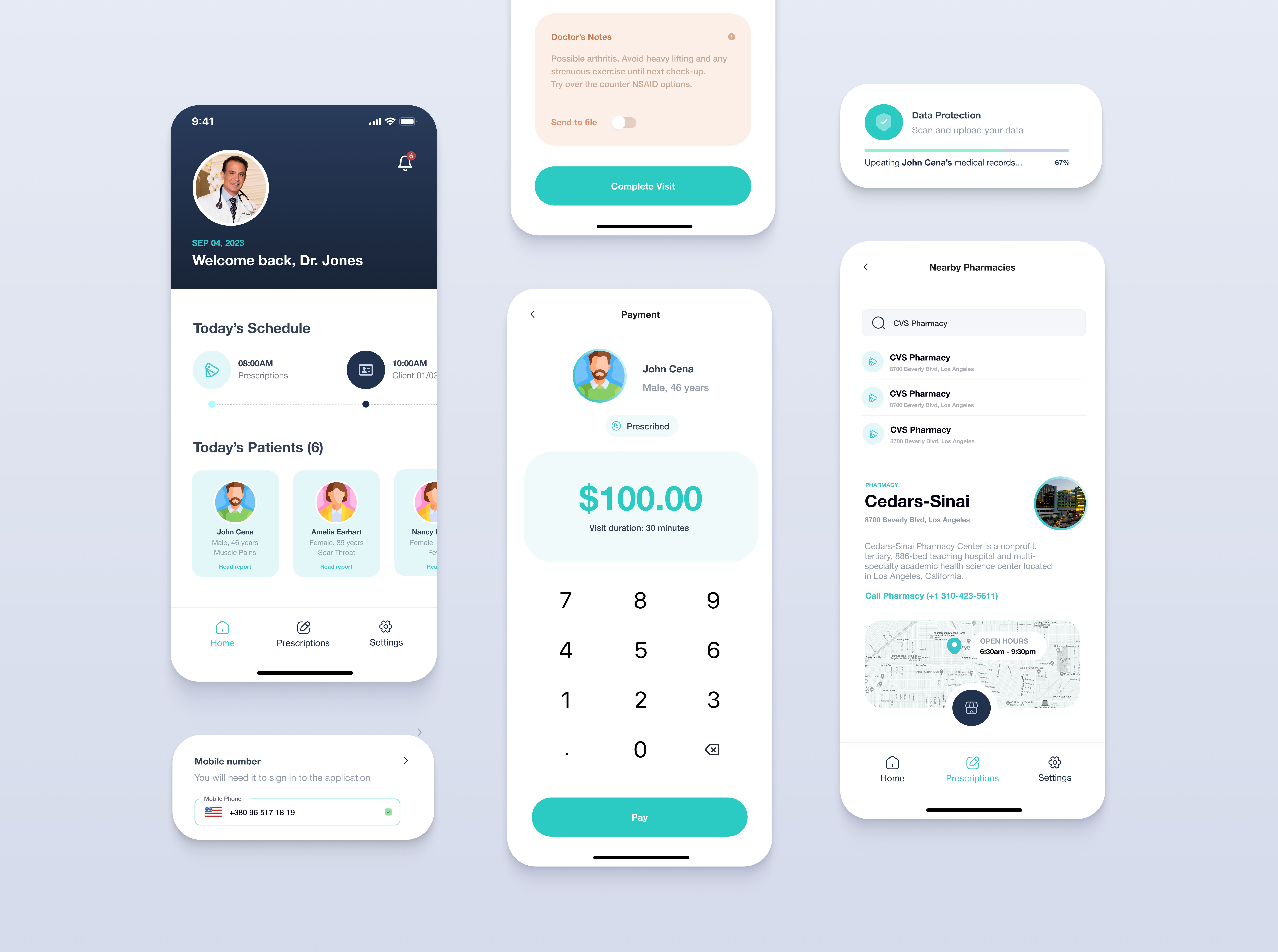 Consultant App / UX/UI app medical ui ux