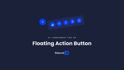 Floating Action Button for Adobe XD action adobexd button creative design floating freebie iamfaysal modern patternio ui ux website xd