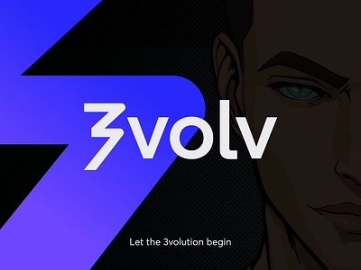 3VOLV - Wordmark Logo Design 3 blockchain brand identity branding evolution evolv geometric identity lettering letters logo design logotype nft tech technology type typography unique wordmark wordmark wordmark design