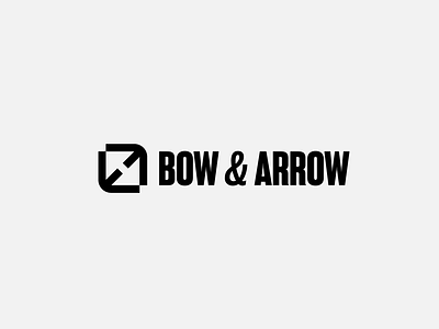 Bow & Arrow arrow attorney bold bow bow and arrow branding geometric icon law law firm lawyer legal logo minimal modernist simple square symbol