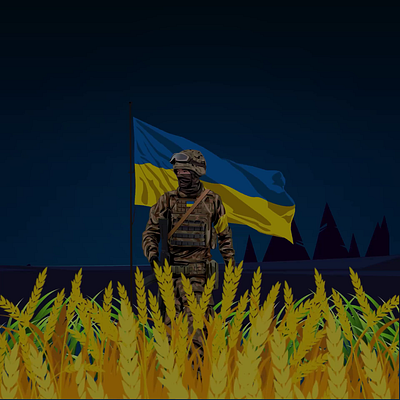 soldier ukraine animation