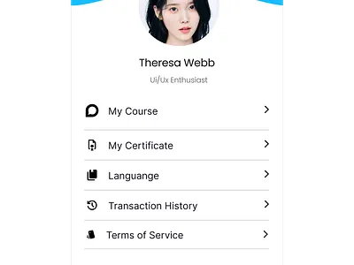 User Profil UI Design dailyui design ui