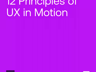 12 Principles of Motion in User Experience (UX) 🚀 design jaraware jarawareinfosoft ui ux