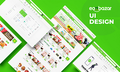 Eonbazar-UI-Design-Mockup branding design e commerce graphic design icon illustration logo typography ui ux vector wireframe