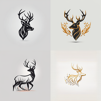 Deer LOGO branding deer design graphic design illustration logo vector