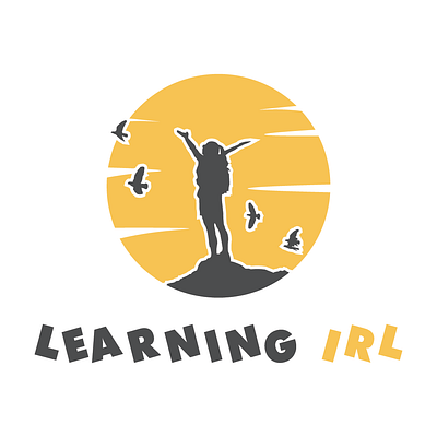 Learning IRL - Logo Proposal for Blog adobe illustrator blog design graphic design hiking illustrator lifestyle logo logo design nature