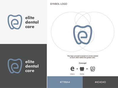 Elite Dental Care Logo medical