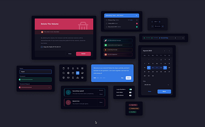 Custom Design System, CUMULUS 🌨️ animation cloud component dark theme design system ltr rtl ui ui design ux ux design