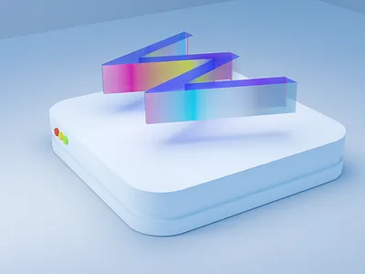 blender w 3d logo ui