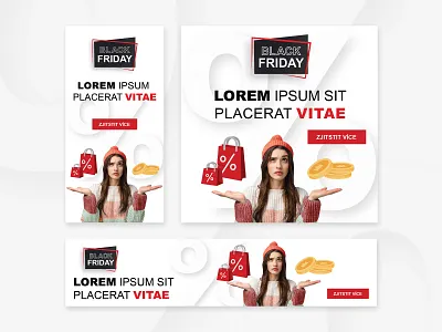 Black friday banner banner design graphic design simple banner web design