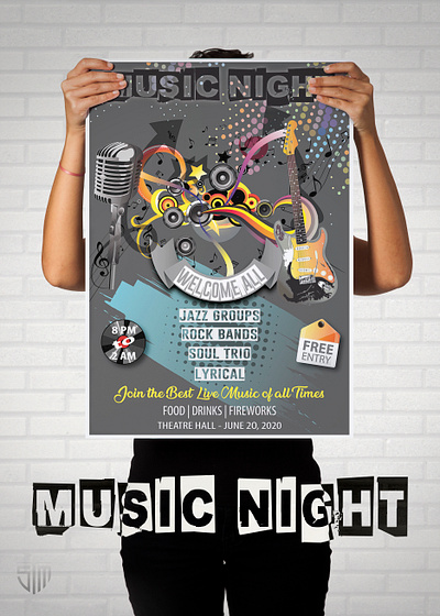 Music / Party / Concert / Event Poster Designs concert poster event poster graphic design music poster party poster poster designs posters