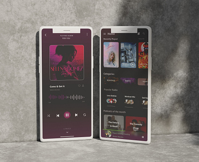 Melodious best music ui melodies music app music ui