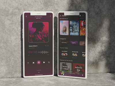 Melodious best music ui melodies music app music ui