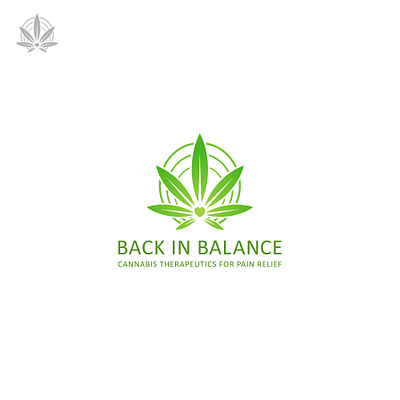 Back in Balance balance branding cannabis cbd graphic design green green leaf happy health logo logos medical logo modern pain relief pharmacy playful relief thc therapy vector