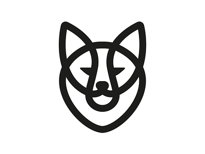minimal fox for fun brand branding design fox logo logotype minimal