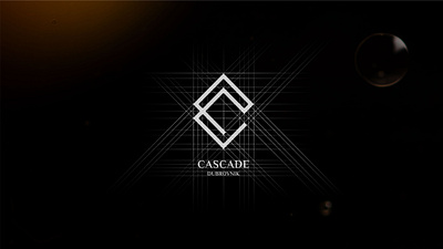 Cascade Dubrovnik — logo grid brandidentity branding design graphic design logo luxury premium visualidentity